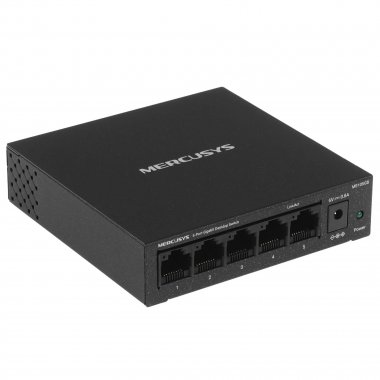 Фотография товара 'Mercusys MS105GS 5-Port Gigabit Desktop Switch PORT: 5× Gigabit Ports SPEC'
