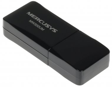Фотография товара 'Mercusys MW300UM N300 Mini Wi-Fi USB Adapter SPEED: 300 Mbps at 2.4 GHz SPEC'